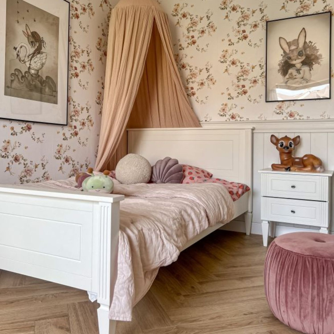 Bellamy Ines elegant white łóżko 120x200  - - MySweetRoom