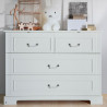 Bellamy Ines White Komoda 4-Szuflady
