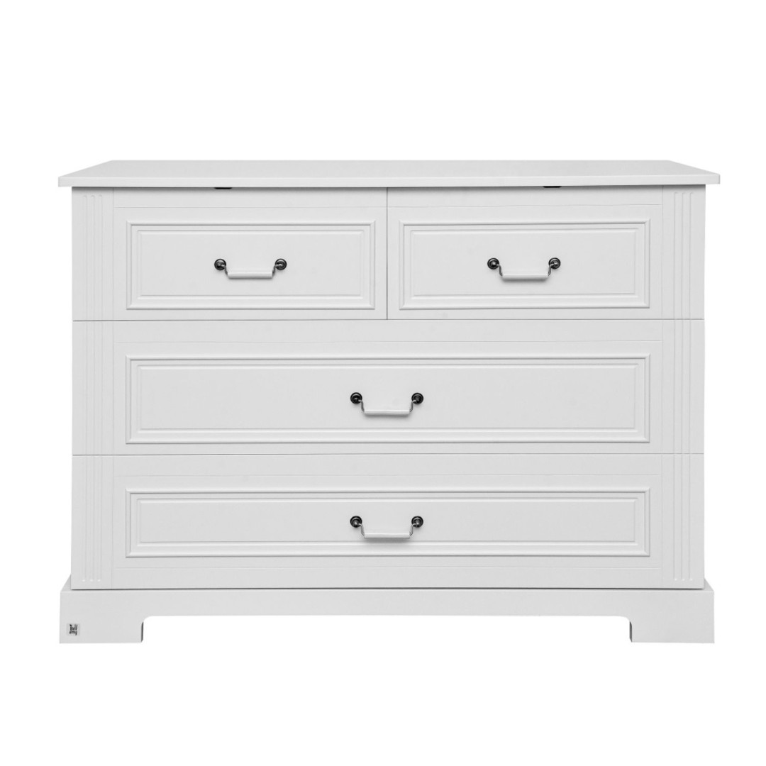 Bellamy Ines White Komoda 4-Szuflady