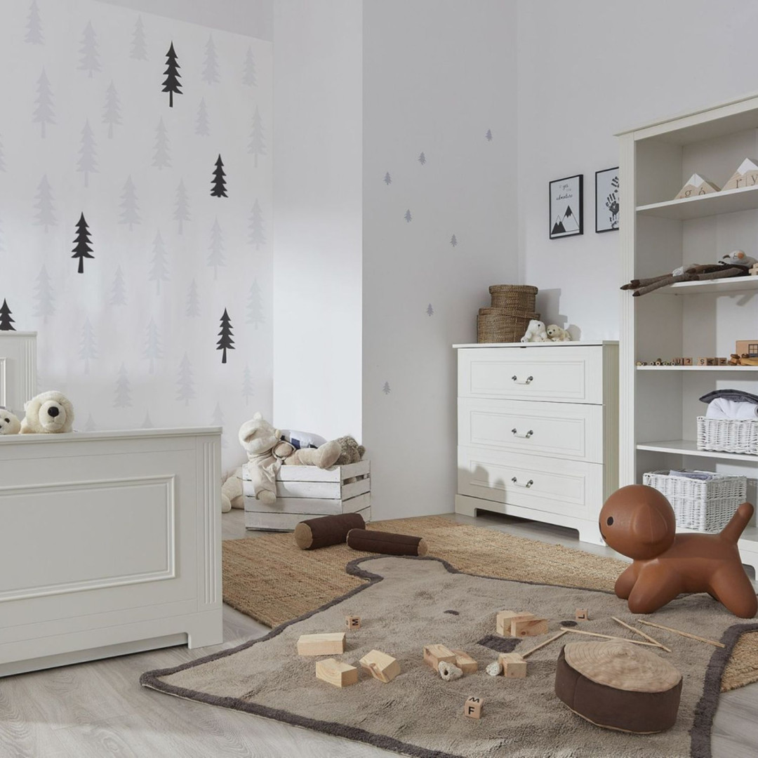 Bellamy Ines White Komoda 3-Szuflady