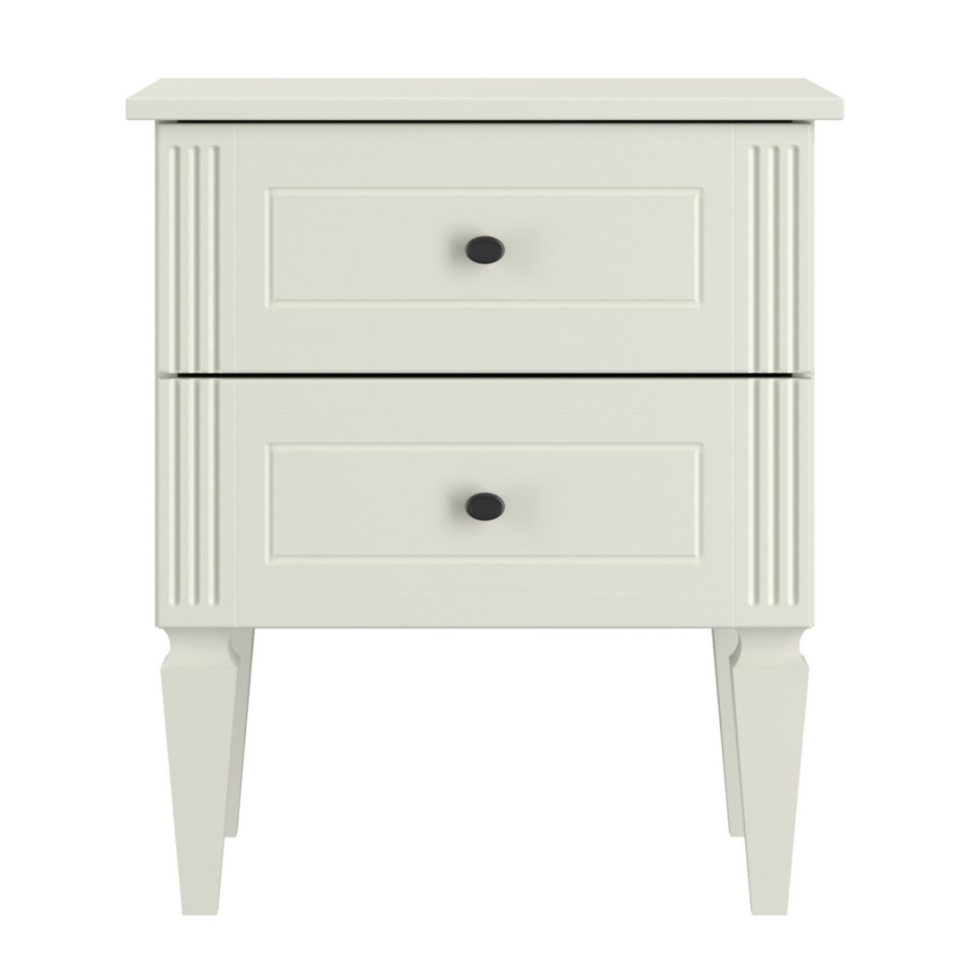 Bellamy Ines elegant white szafka nocna  - - MySweetRoom