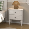 Bellamy Ines elegant white szafka nocna  - - MySweetRoom