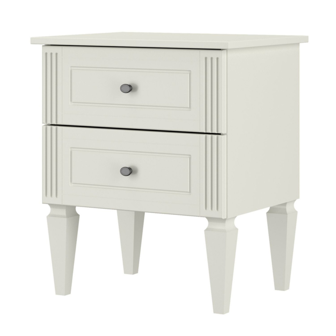 Bellamy Ines elegant white szafka nocna  - - MySweetRoom