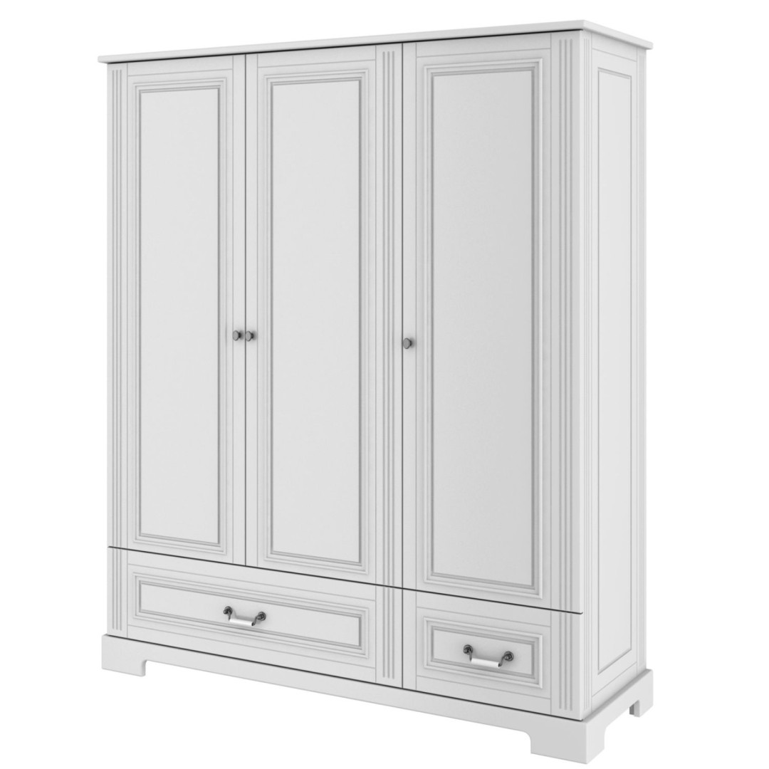 Bellamy Ines White Szafa 3-Drzwiowa