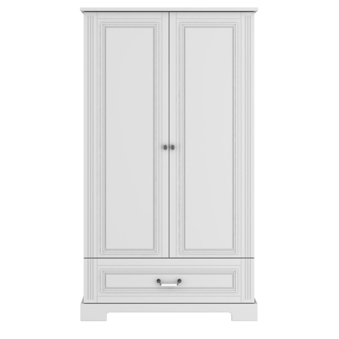 Bellamy Ines White Szafa 2-Drzwiowa Wysoka