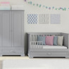 Bellamy Ines Grey Łóżeczko 70X140 Z Szufladą