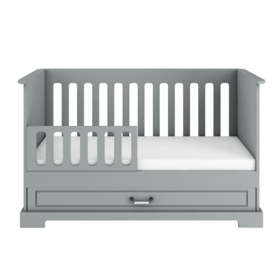 Bellamy Ines Grey Łóżeczko 70X140 Z Szufladą