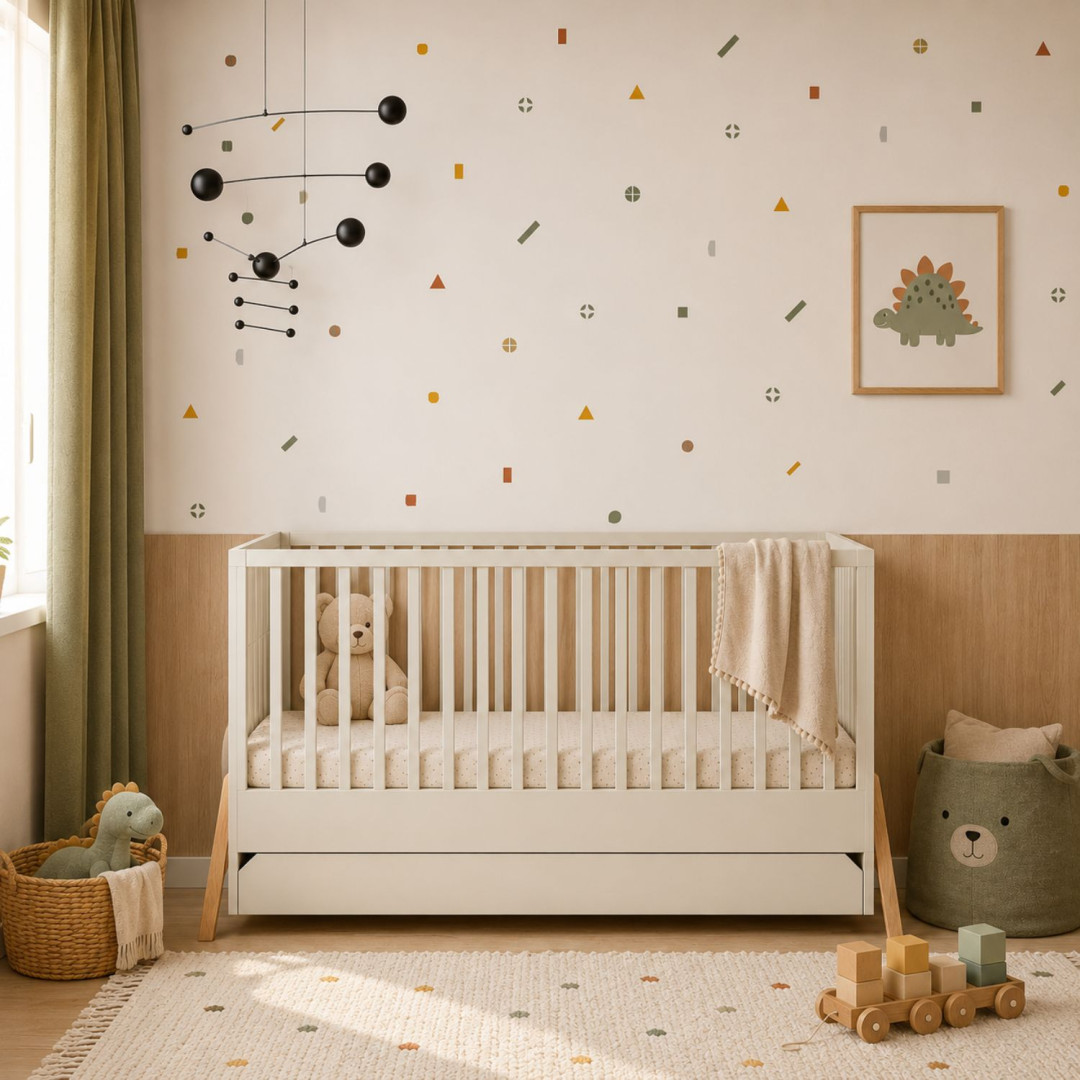 Bellamy Lotta Biała Łóżeczko 140X70 Z Szufladą
