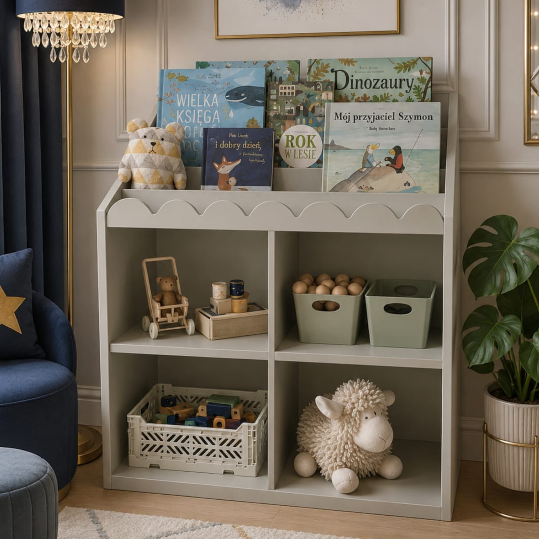 Bellamy BooK NooK sageregał na książeczki i zabawki