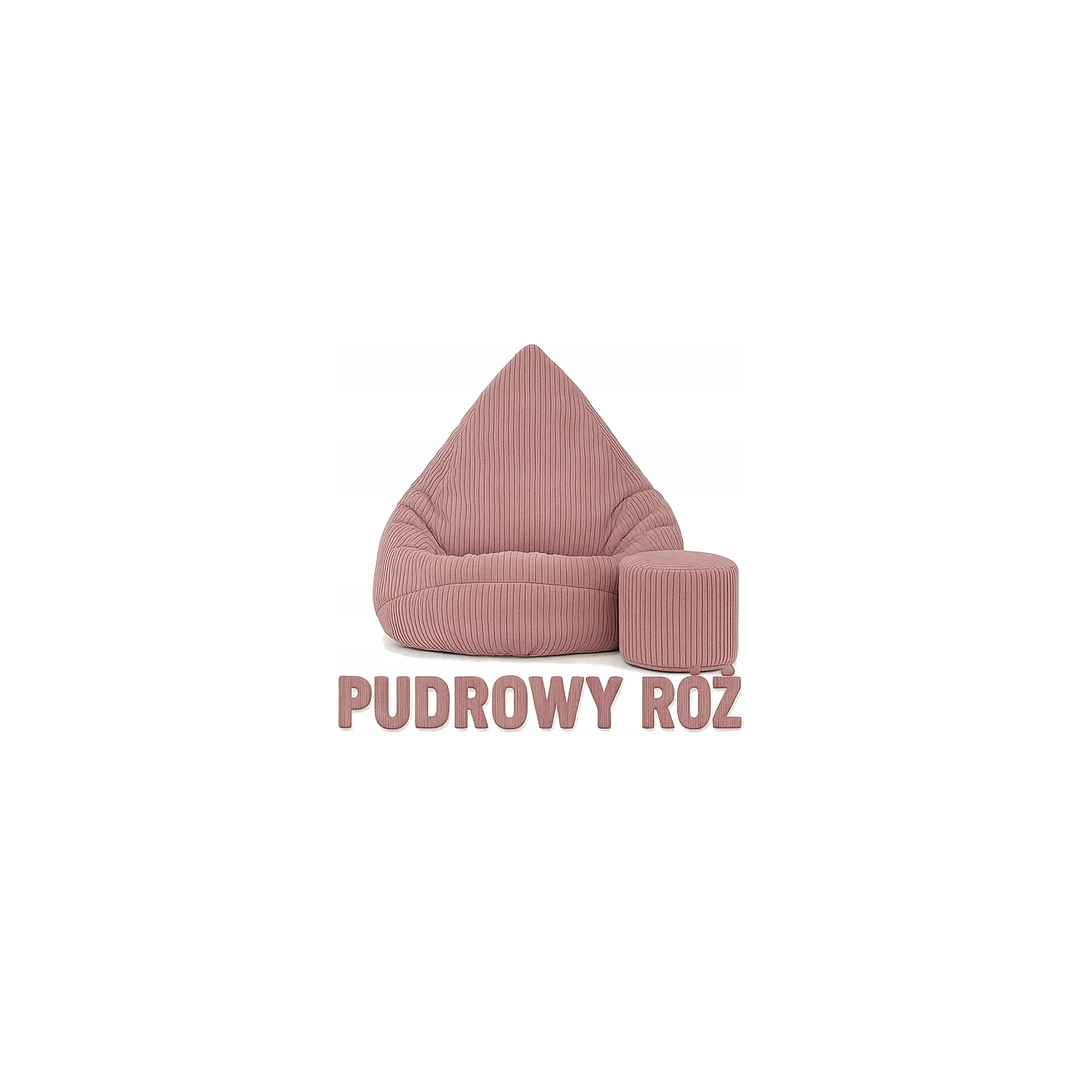 Worek pufa SAKO + GRATIS I Welurowy worek do pokoju dla dziecka
