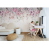 Tapeta do pokoju dziecka BLOOM UP - pastel - tapeta wiszący ogród wielkich kwiatów do pokoju dziecięcego - - MySweetRoom