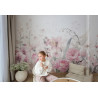 Tapeta do pokoju dziecka BLOOM UP - pastel - tapeta wiszący ogród wielkich kwiatów do pokoju dziecięcego - - MySweetRoom