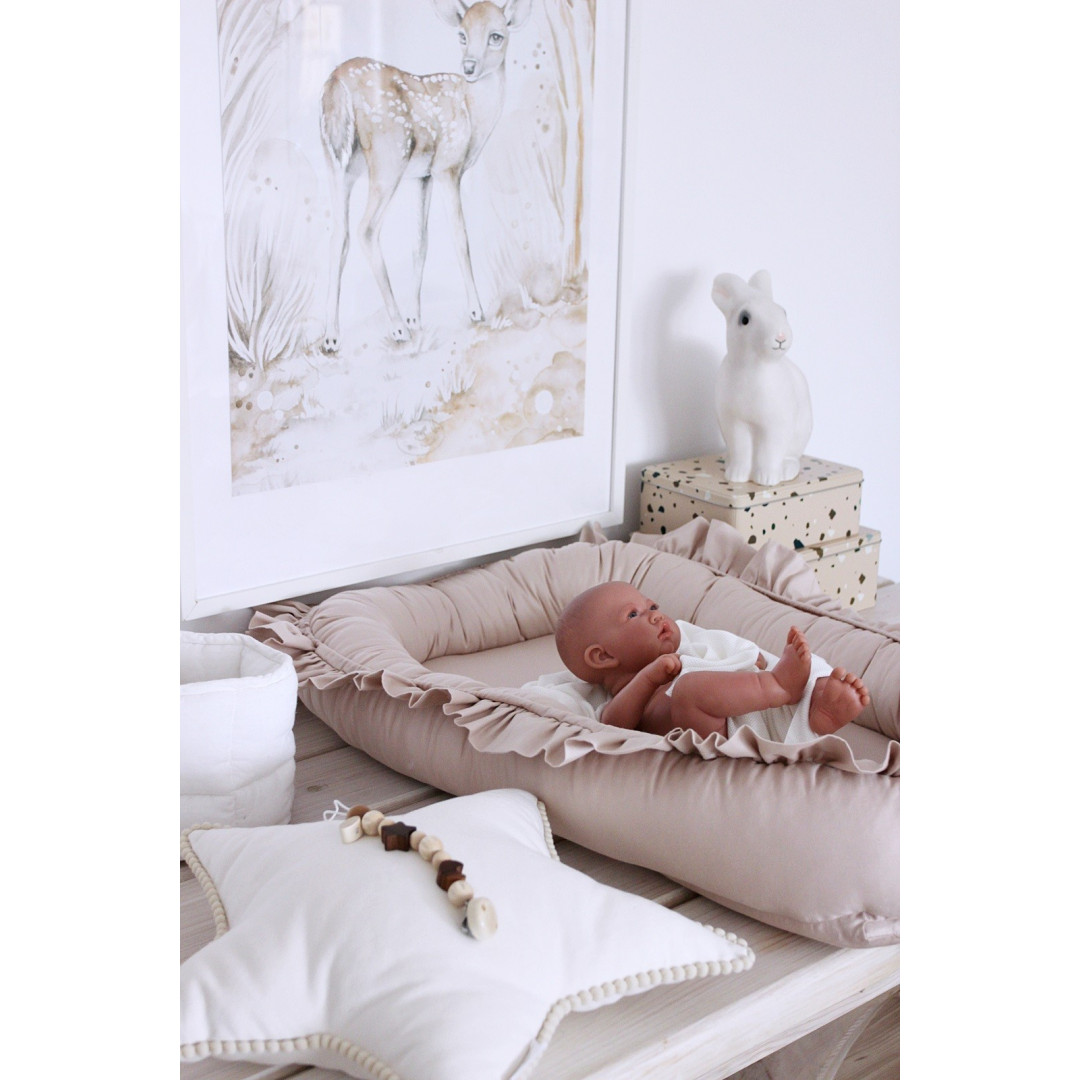 Gniazdko niemowlęce Simply Glamour (nude) - Cotton&Sweets