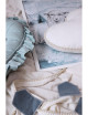 Gniazdko niemowlęce Simply Glamour (seledynowy) - Cotton&Sweets