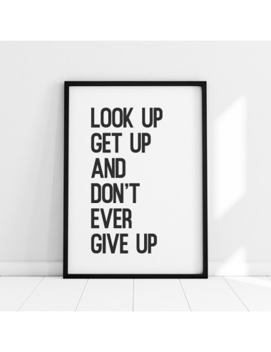 Plakat na ścianę Don't give up