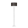 Lampa stojąca podłogowa - noga z białymi kulami 158cm