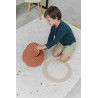 Dywan bawełniany Stardust do prania w pralce, "Mom, I want to be an astronaut" Lorena Canals