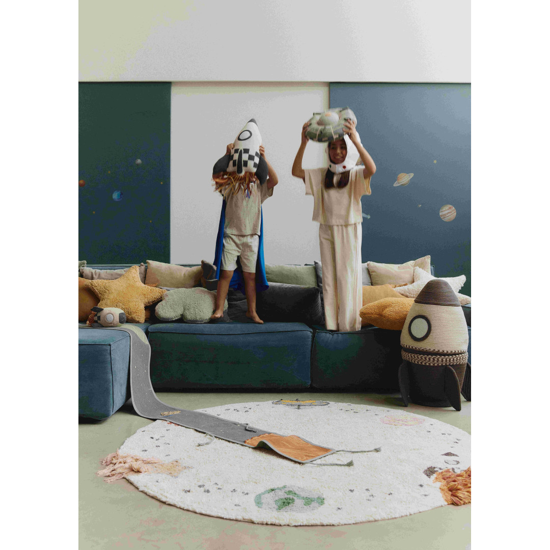 Poduszka rakieta Rocket M, "Mom, I want to be an astronaut" Lorena Canals