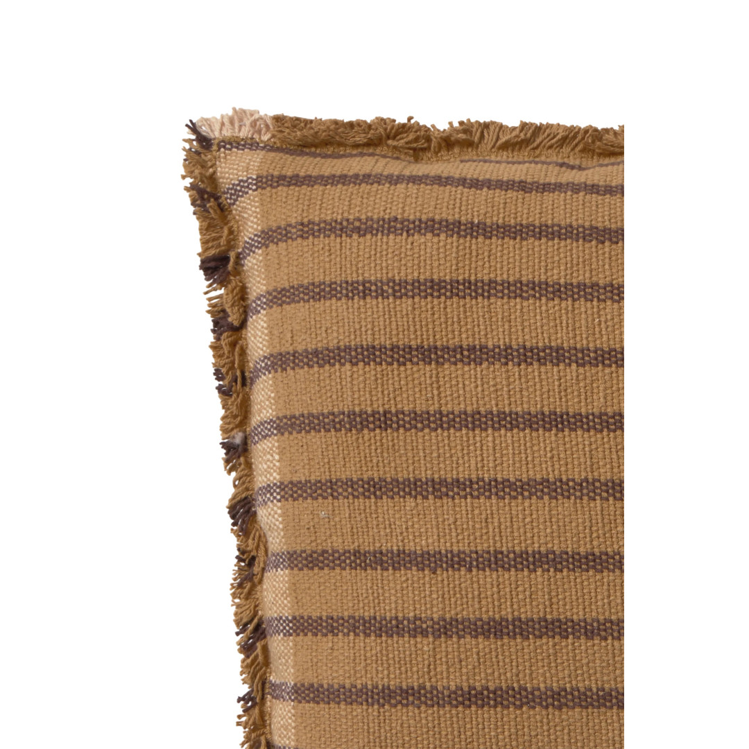 Poduszka Kwadratowa Dekoracyjna Lines Ochre 45×45 cm Lorena Canals