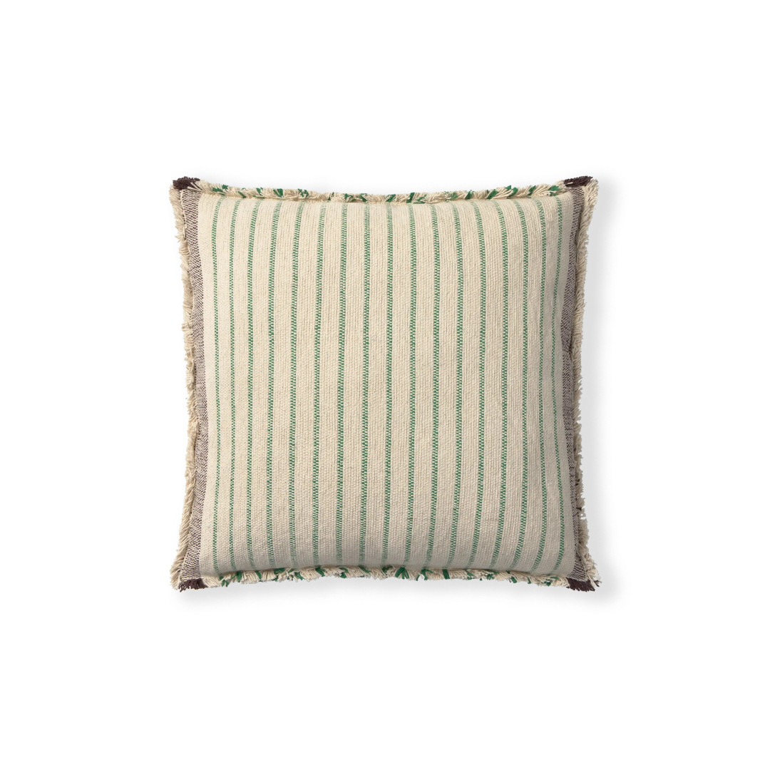 Poduszka Kwadratowa Dekoracyjna Lines Green 45×45 cm Lorena Canals