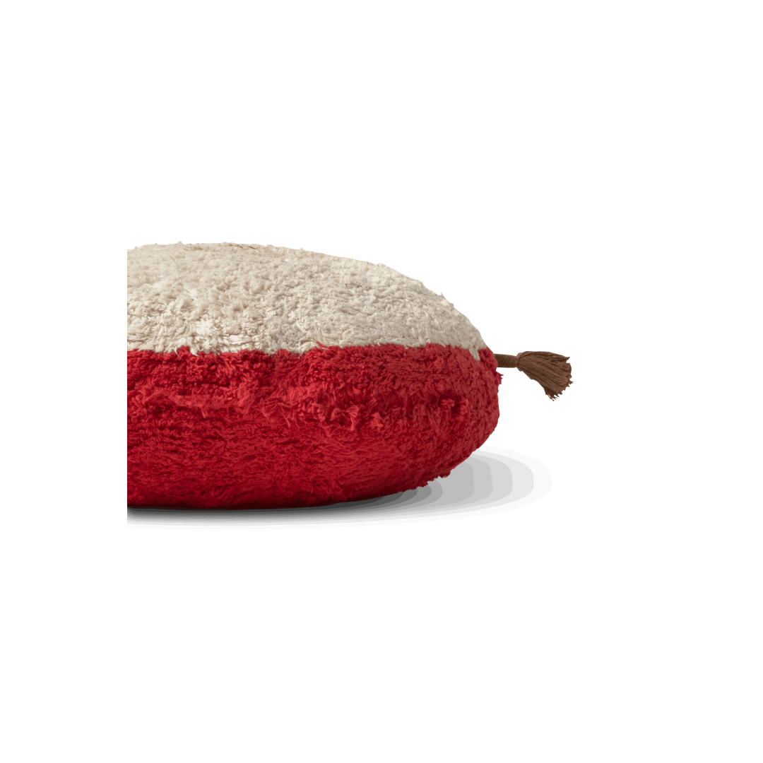 Poduszka podłogowa pufa dla dzieci Jabłko 50 x 45 cm – Lorena Canals