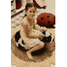 Pufa dla dzieci Lola Krowa 60 x 40 cm – Lorena Canals