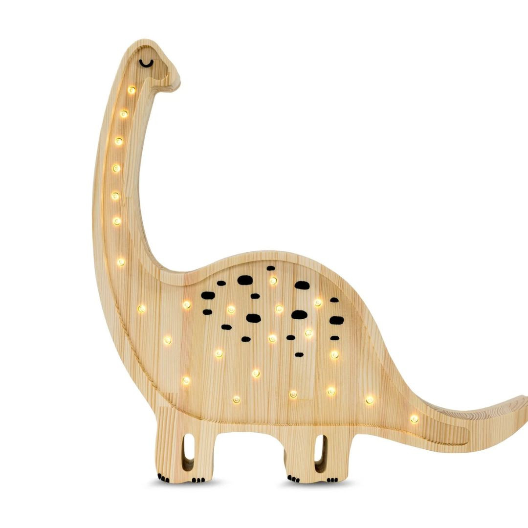 Lampa drewniana Dinozaur Diplodok s Little Lights - MySweetRoom