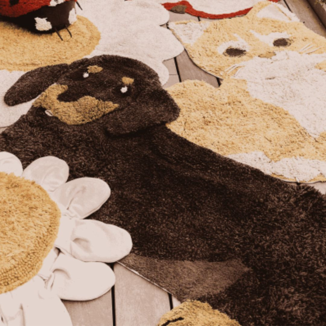Dywan bawełniany dla dzieci Jack Pies 150 x 110 cm do prania w pralce – Lorena Canals