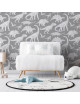Tapeta W Dinozaury - Dino Gray - MySweetRoom