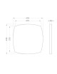 Panele ścienne dekoracyjne dla dzieci Hello Edge M 435x435 mm - FLUFFO (56 kolorów)