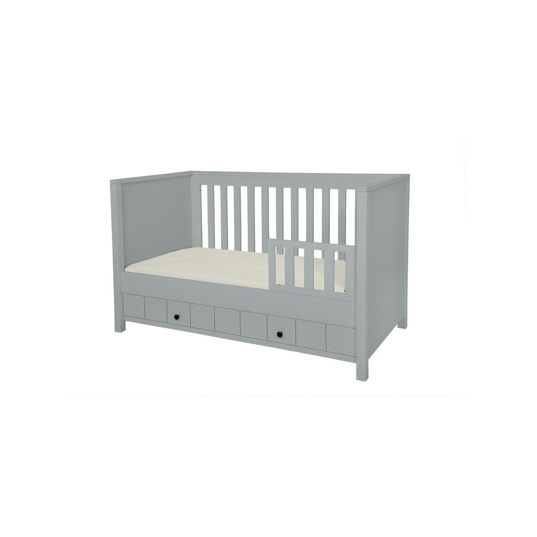 Novelies Allpin Szare Łóżeczko 70X140