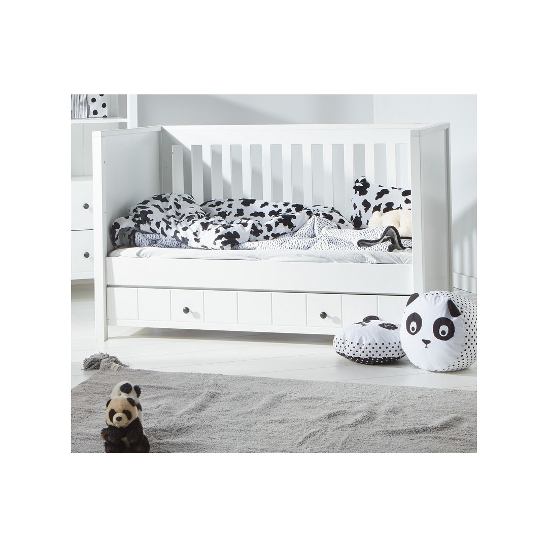 Novelies Allpin Szare Łóżeczko 70X140