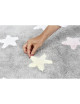 Dywan Tricolor Stars Pink Lorena Canals - MySweetRoom