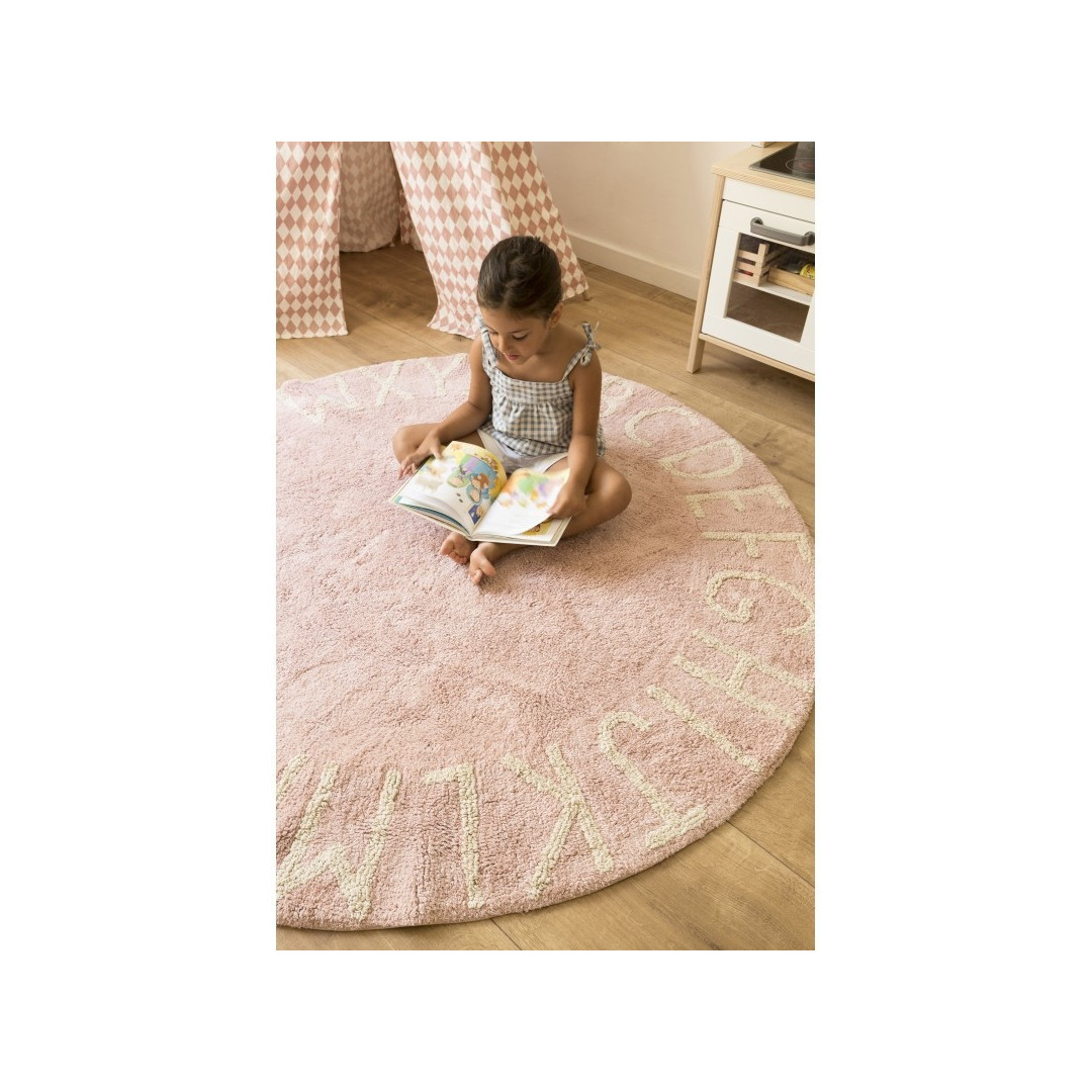 Dywan Round ABC Vintage Nude-Natural  Lorena Canals - MySweetRoom
