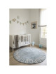Dywan Round ABC Vintage Azul-Natural Lorena Canals - MySweetRoom