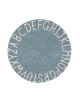 Dywan Round ABC Vintage Azul-Natural Lorena Canals - MySweetRoom