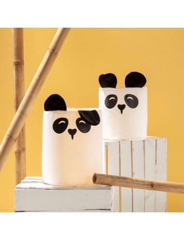Kosz na zabawki Happy Band - Panda 30x40cm