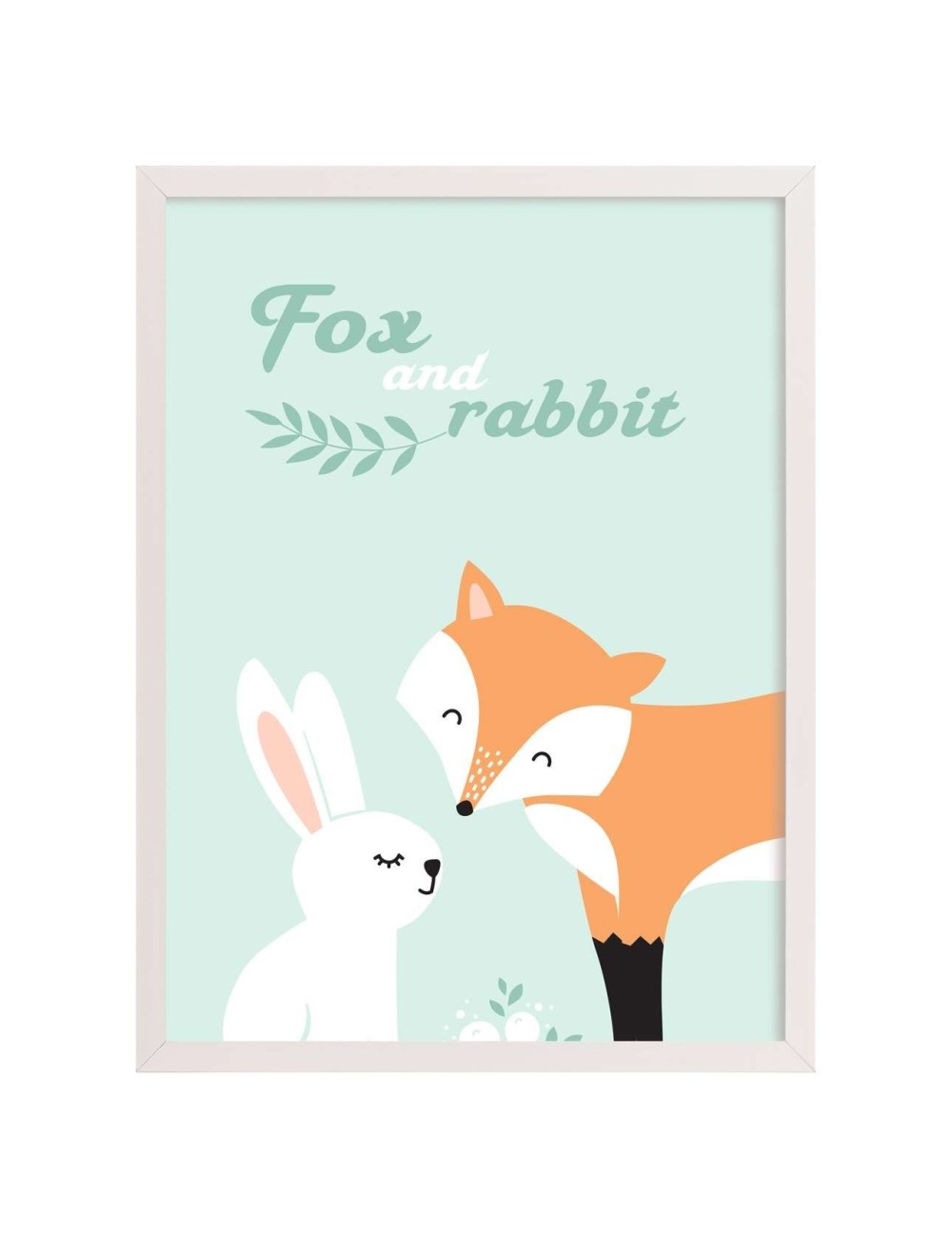 Obrazek Forest Friends fox&rabbit 30x40cm