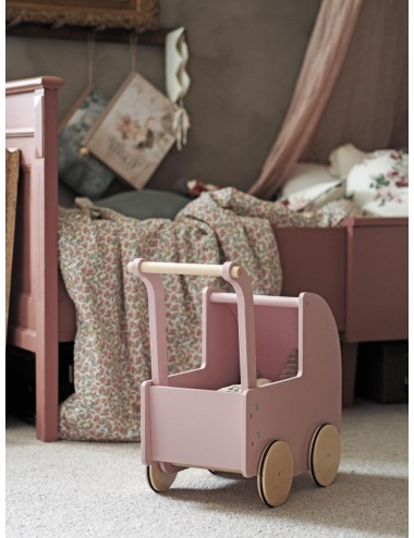 Drewniany wózek dla lalek...
