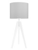 Lampa stojąca trójnóg szara  - MySweetRoom