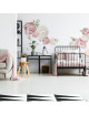 Różowe naklejki piwonie do pokoju dziecka - MySweetRoom