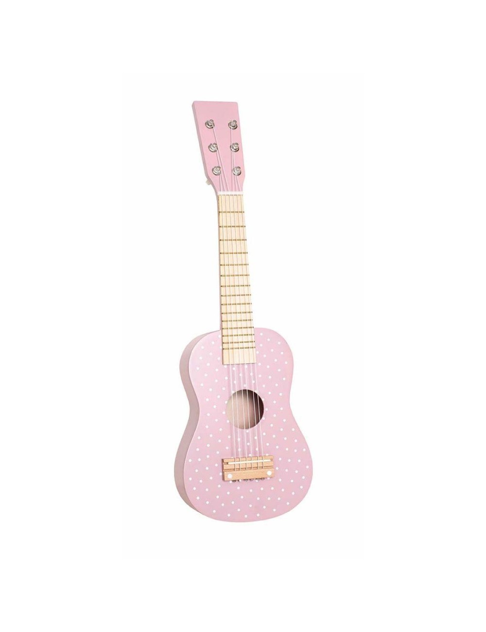 Drewniana gitara różowa Jabadabado