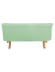 Miętowa lniana sofa dla dzieci somebunny - MySweetRoom