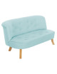 Błękitna lniana sofa dla dzieci somebunny - MySweetRoom