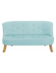 Błękitna lniana sofa dla dzieci somebunny - MySweetRoom