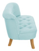 Błękitna lniana sofa dla dzieci somebunny - MySweetRoom
