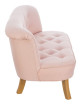 Różowa lniana sofa dla dzieci somebunny - MySweetRoom