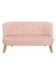 Różowa lniana sofa dla dzieci somebunny - MySweetRoom