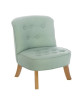 Miętowy fotel dla dzieci somebunny - MySweetRoom
