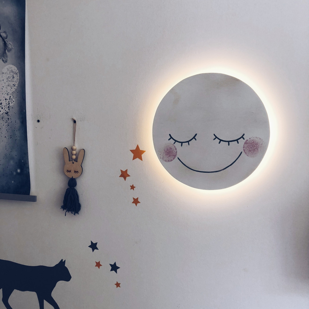 Lampka wisząca Księżyc w pełni - Drewniakowa